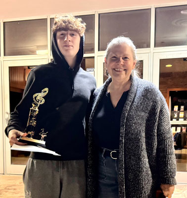 Janet with student